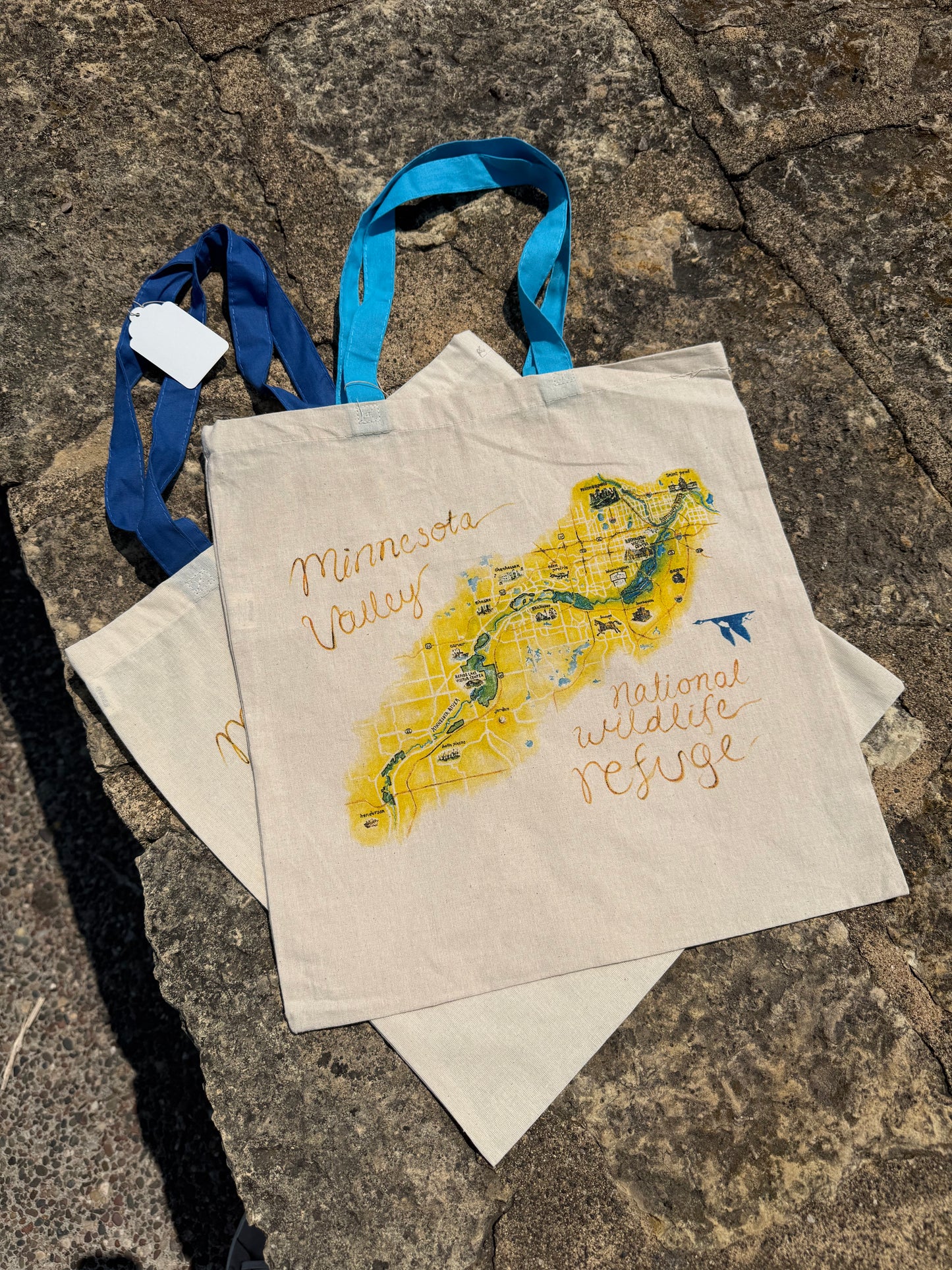 Refuge Map Tote Bag
