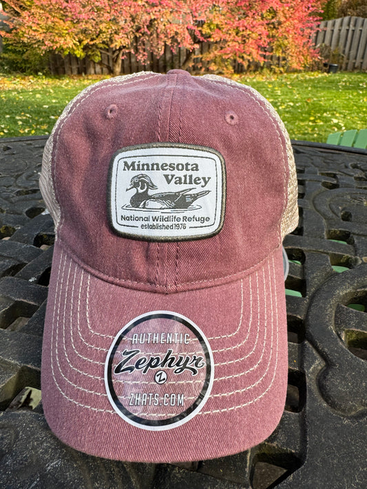 Minnesota Valley NWR Low-Profile Trucker Cap with Wood Duck Patch