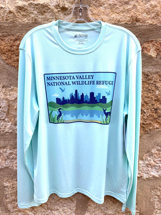 Minnesota Valley NWR Wildlife in the City Long Sleeve Solar Shirt