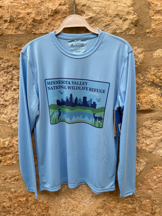 Minnesota Valley NWR Wildlife in the City Long Sleeve Solar Shirt