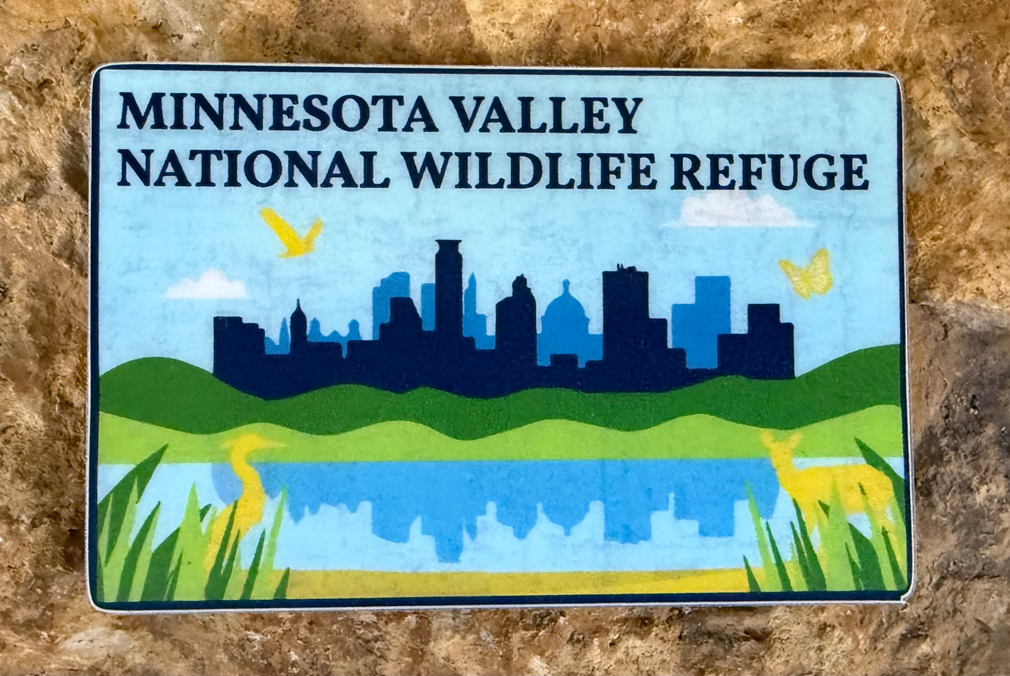 Flexible Magnet - MN Valley NWR Skyline